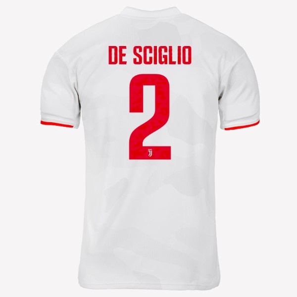 Camiseta Juventus NO.2 De Sciglio 2ª Kit 2019 2020 Gris Blanco
